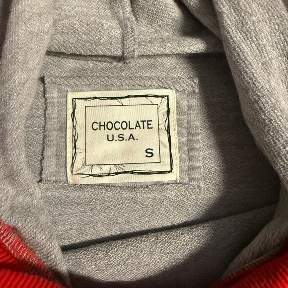 Women’s grey and orange hoodie - Picture 4 of 6